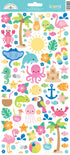 Doodlebug SUMMER FUN Icons Cardstock Stickers
