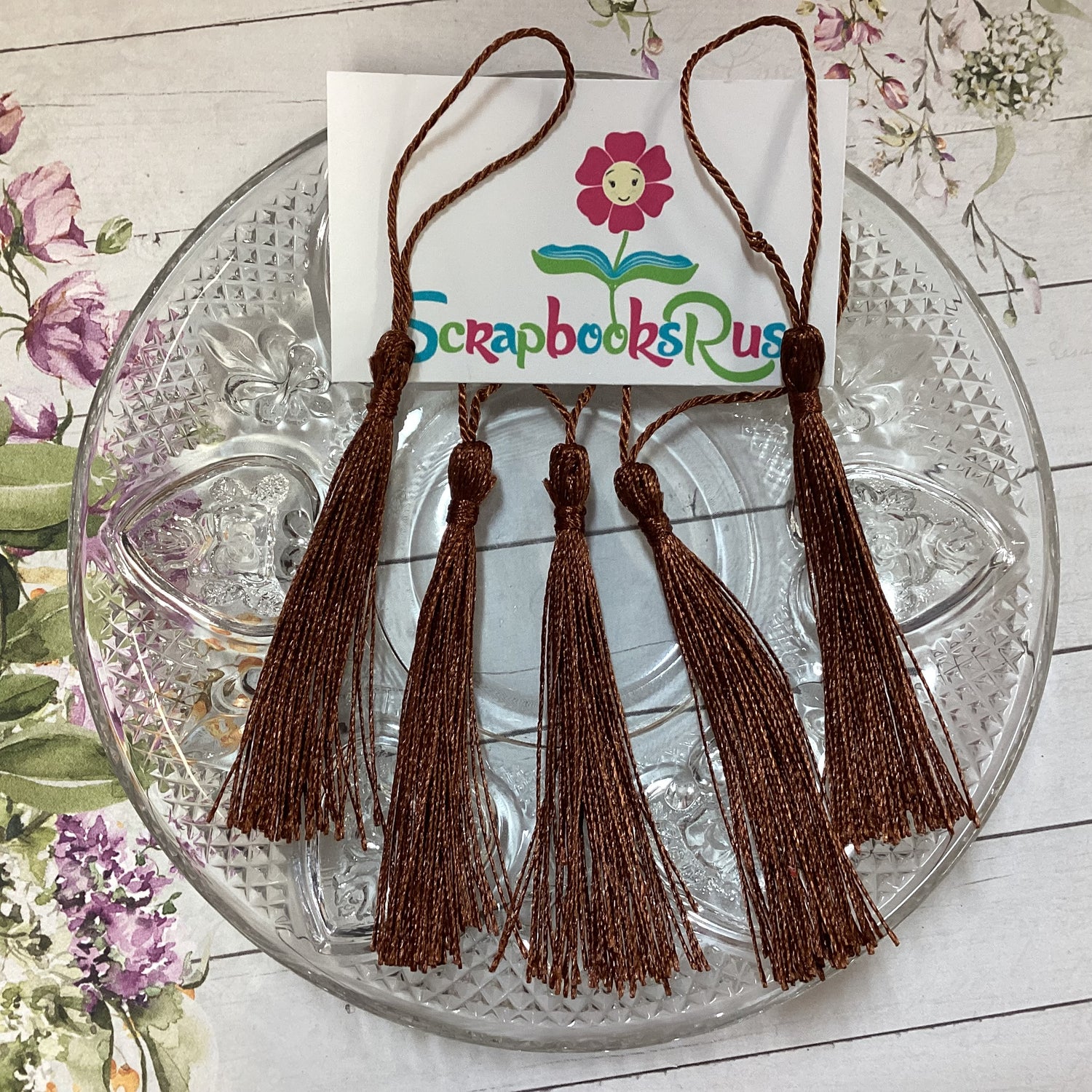 Scrapbooksrus DECORATIVE CHAINETTE TASSELS 5”