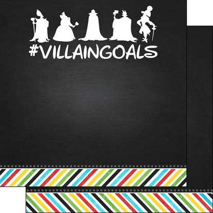 Magical VILLIAN GOALS 12&quot;X12&quot; Scrapbook Paper