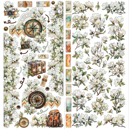49 and Market Wanderlust Explorer LASER CUT ELEMENTS