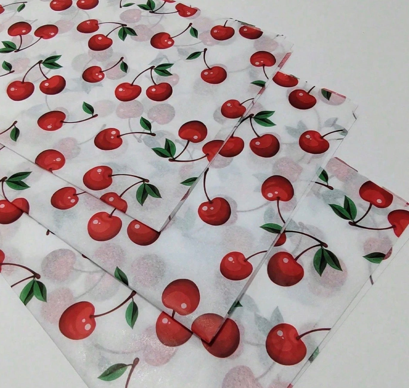 Tissue Paper CHERRIES 14X20 5 Sheets