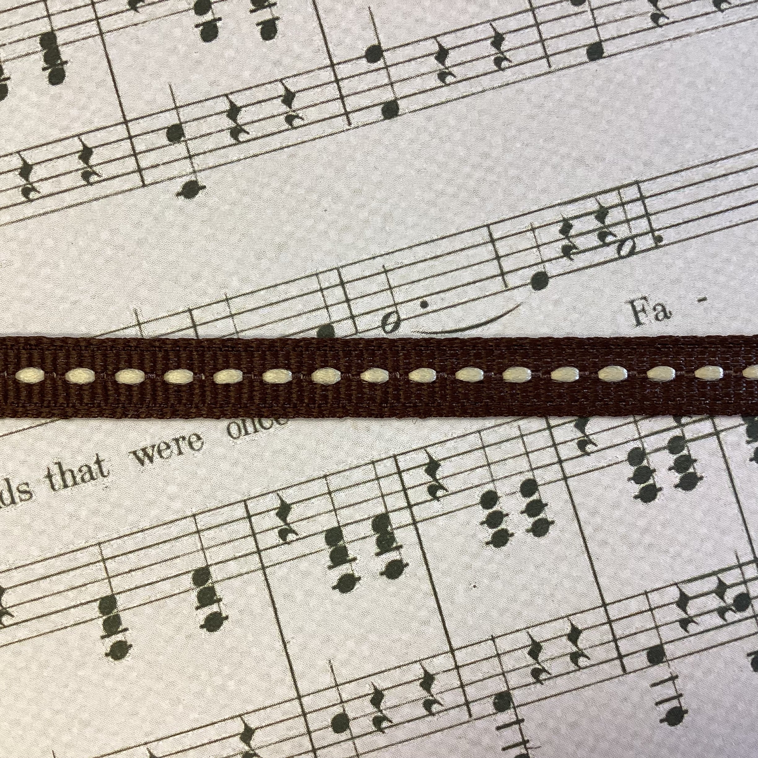 Creative Impressions 1/4&quot; STITCH RIBBON Grosgrain 1 yard yd