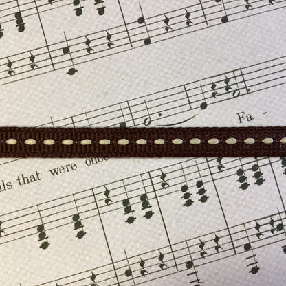 Creative Impressions 1/4&quot; STITCH RIBBON Grosgrain 1 yard yd
