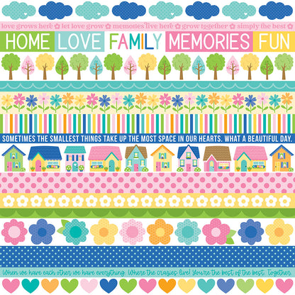 Bella Blvd LOVE GROWS HERE 12&quot;X12&quot; Scrapbook Paper