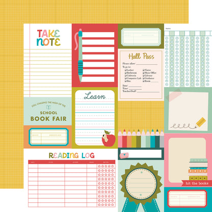 Simple Stories BOOK FAIR 12"X12" Scrapbook Paper