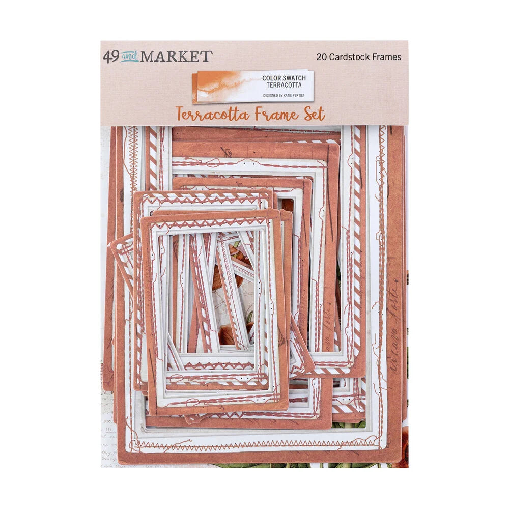 49 and Market Color Swatch TERRACOTTA FRAME SET 20pc