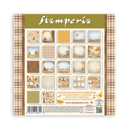Stamperia Whispering Woods MAXI PAD 12&quot;X12&quot; Scrapbook Paper Pack