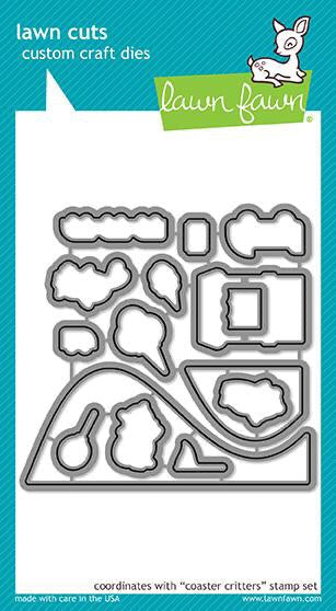 Lawn Fawn COASTER CRITTERS Stamp &amp; Die Set