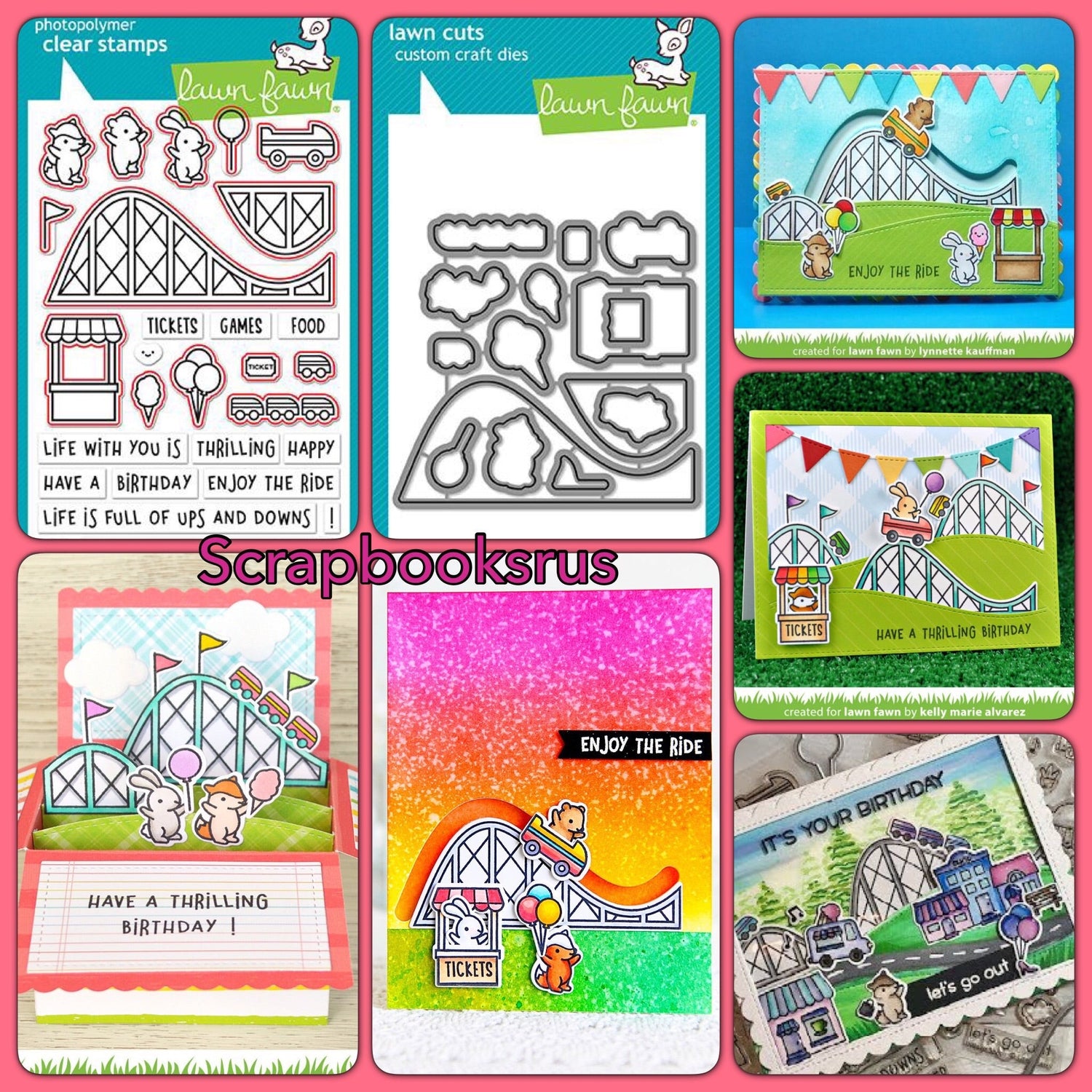 Lawn Fawn COASTER CRITTERS Stamp &amp; Die Set