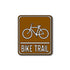 BIKE SIGN TRAIL Laser DieCut Outdoor Embellishment