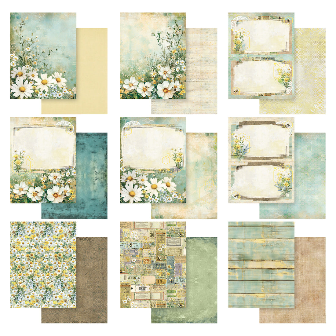 49 and Market BOTANICAL BUZZ 6”X8” Collection Pack