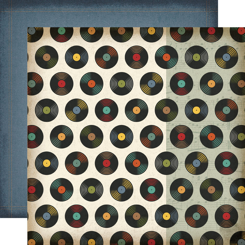 Simple Stories Rustic Legend INSTANT CLASSIC 12”X12” Scrapbook Paper