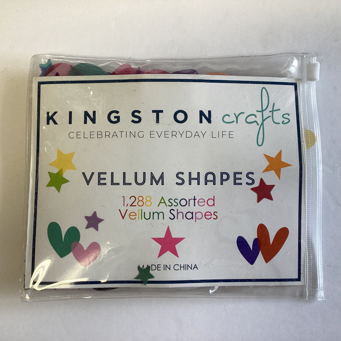 Kingston Crafts CELEBRATING EVERYDAY LIFE Vellum Shapes 1,288pc