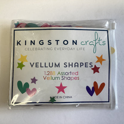 Kingston Crafts CELEBRATING EVERYDAY LIFE Vellum Shapes 1,288pc