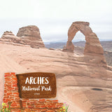 ARCHES KIT Papers and Stickers 3pc National Park Utah