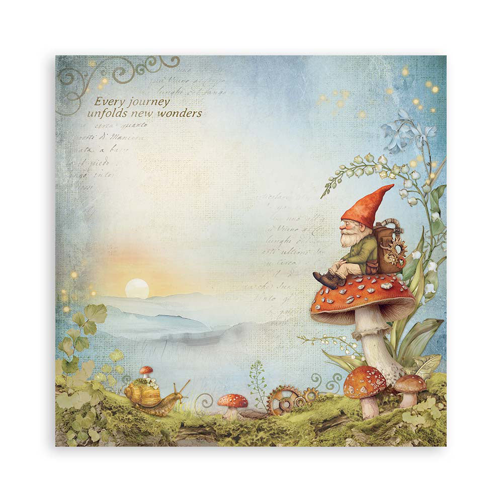 Stamperia HIDDEN GROVE MAXI PAD 12&quot;X12&quot; Scrapbook Paper Pack