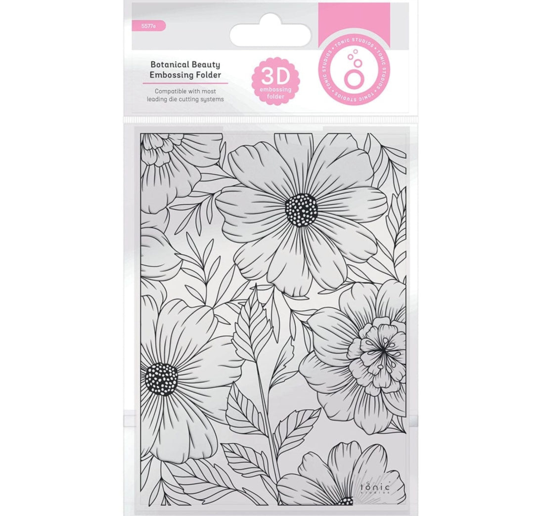 Tonic Studios BOTANICAL BEAUTY 3D Embossing Folder