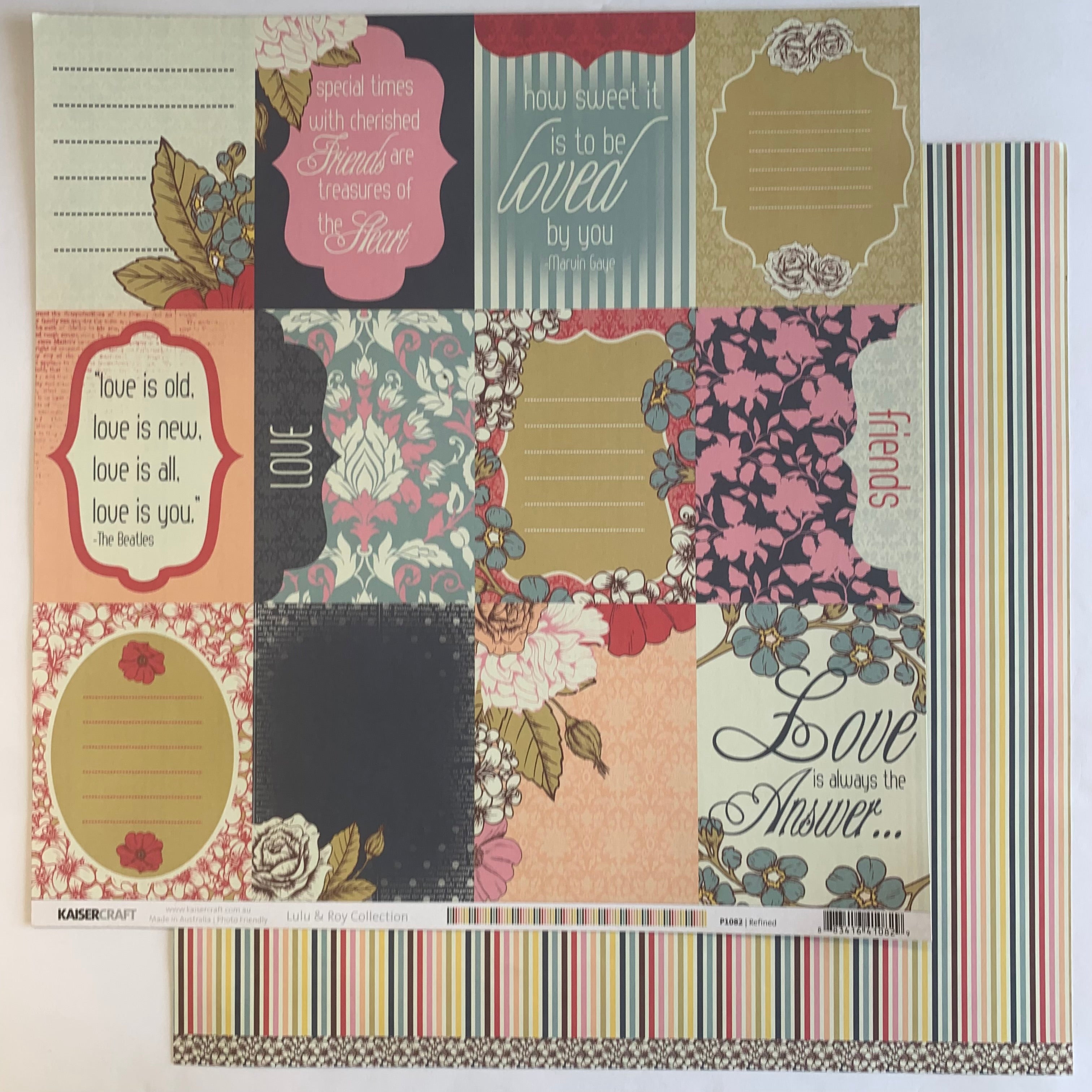 Kaisercraft LULU &amp; ROY Collection 12&quot;X 12&quot; Scrapbook Paper