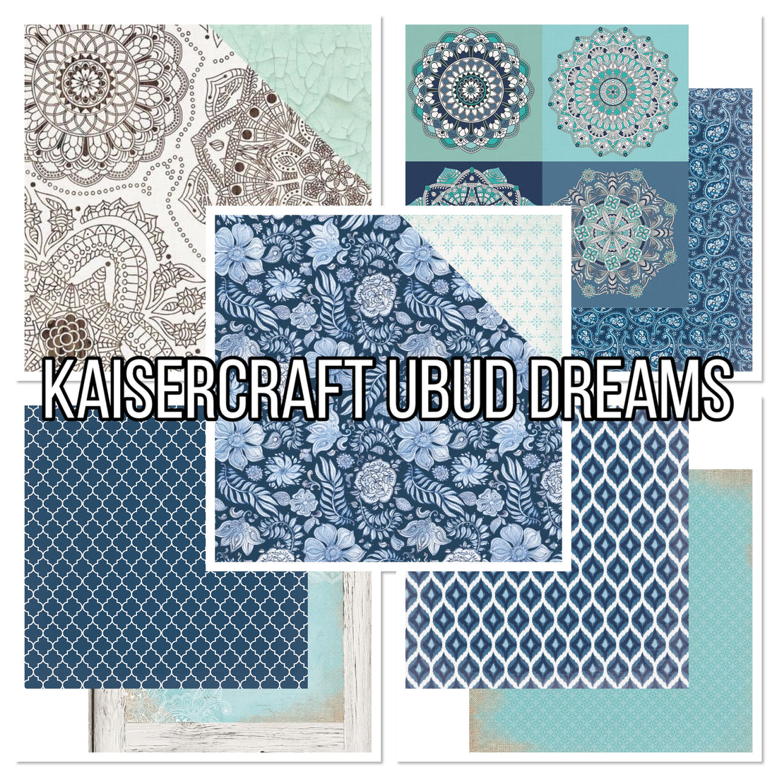 Kaisercraft UBUD DREAMS Scrapbook Kit 12"X12" Scrapbook Paper