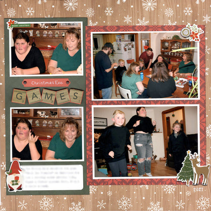 Echo Park GNOME FOR CHRISTMAS 12&quot;X12&quot; Scrapbook Paper