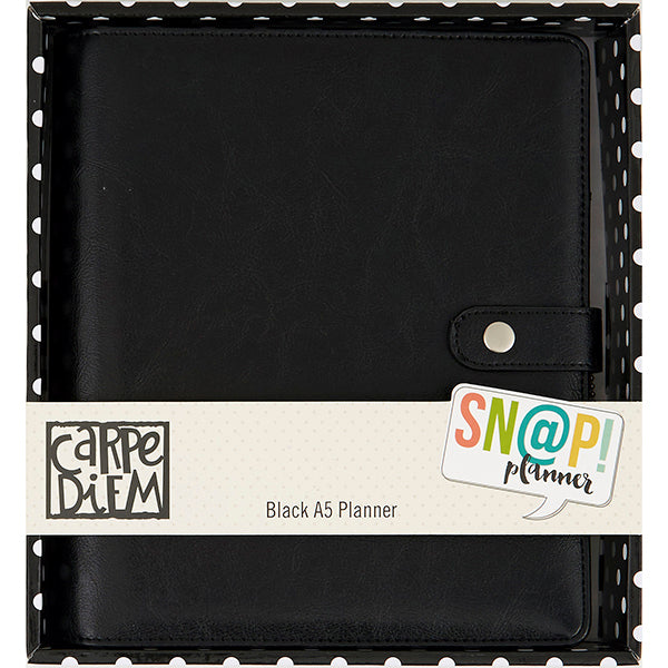 Simple Stories Carpe Diem SNAP BLACK A5 Planner