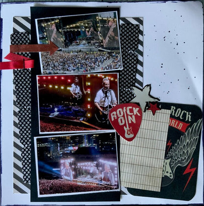 Reminisce ROCKSTAR 12&quot;X12&quot; Scrapbook Kit 9pc