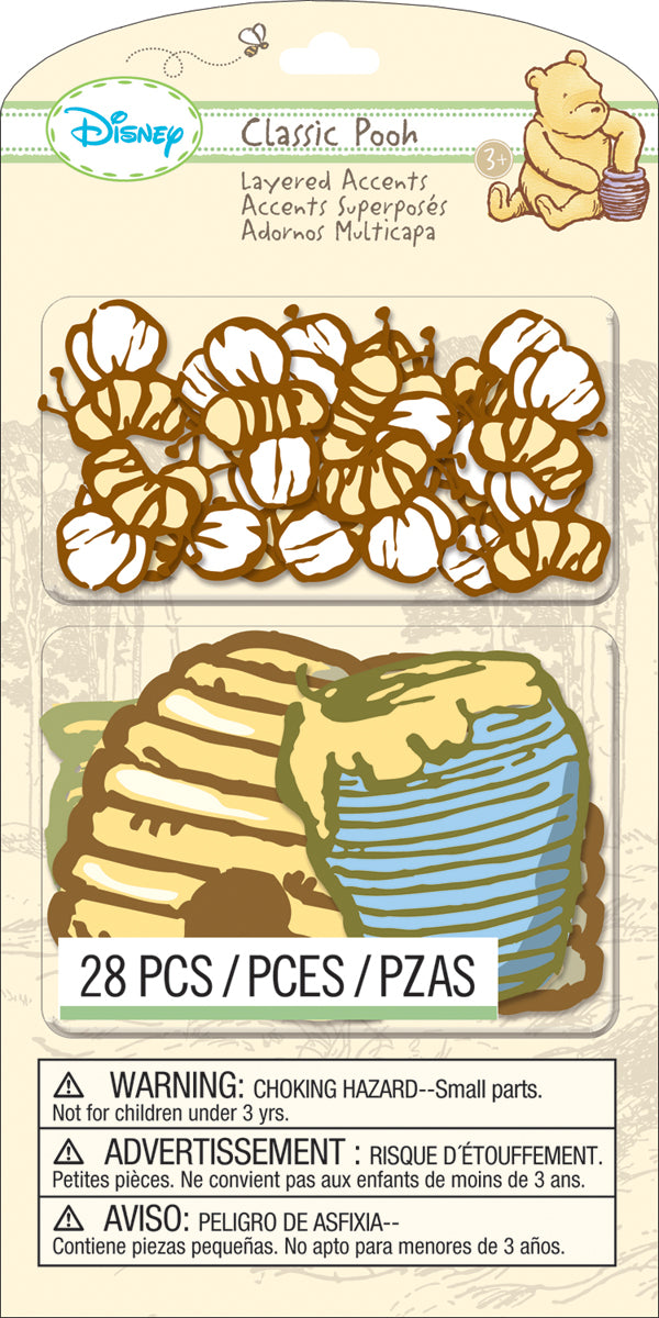 Ek Success CLASSIC POOH Layered Accents 28pc