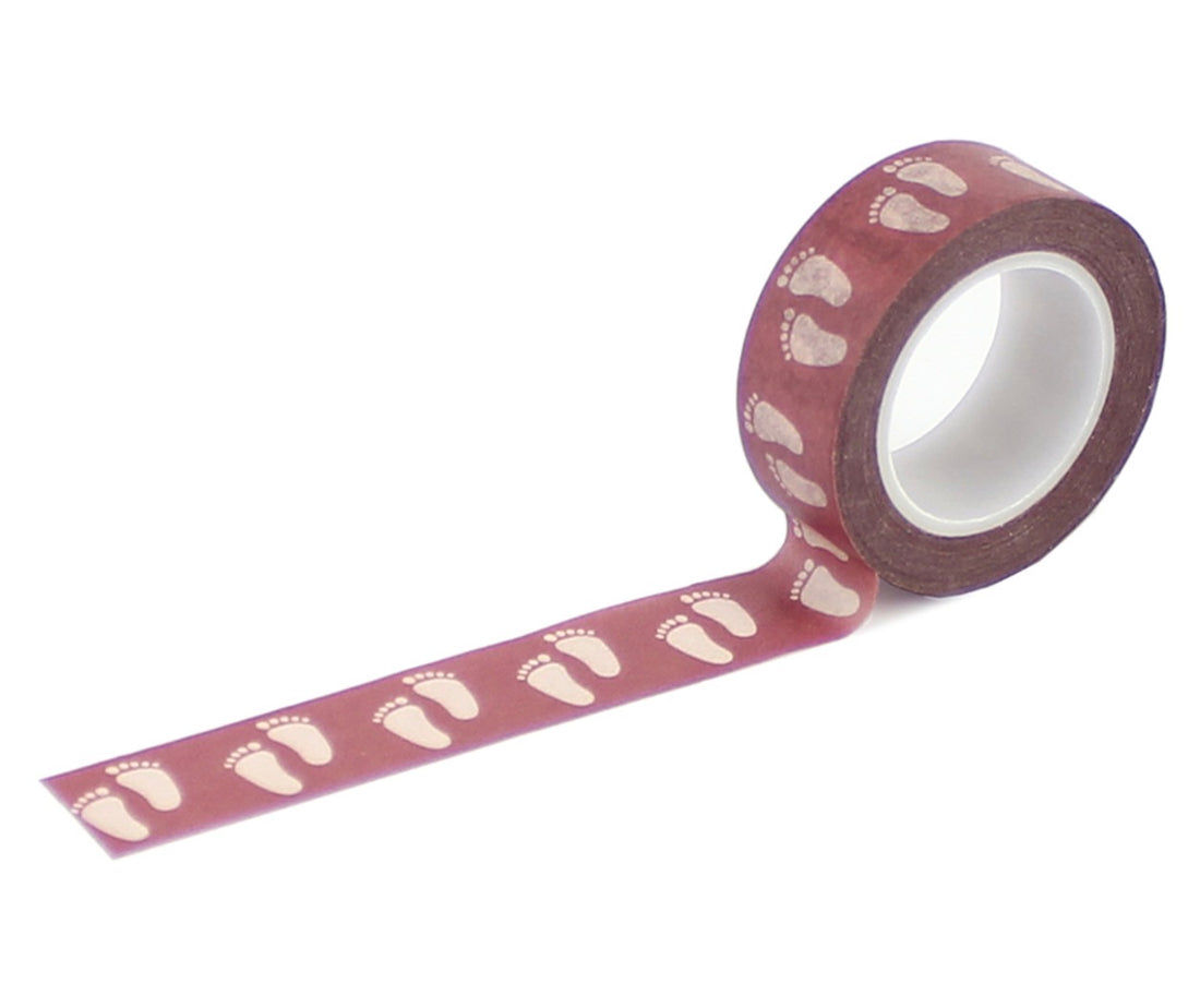 Echo Park Special Delivery Sweet Baby GIRL FOOTPRINTS Washi Tape