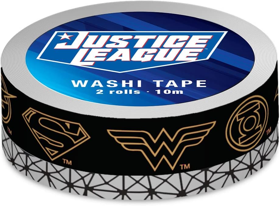 Paper House JUSTICE LEAGUE Washi Tape 2 Rolls