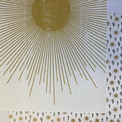 Arizona SUN And CACTUS 12&quot;X12&quot; Scrapbook Paper