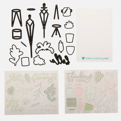 Diamond Press YOU GROW GIRL Stamp &amp; Die Set