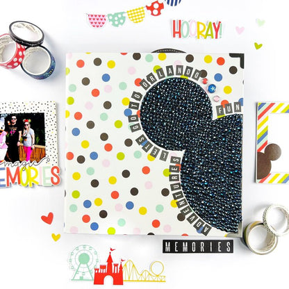 Simple Stories SAY CHEESE MAGIC Sn@p! BINDER 6&quot;X8&quot; Snap Album