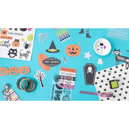 American Crafts HAPPY HALLOWEEN Enamel Stickers 60pc