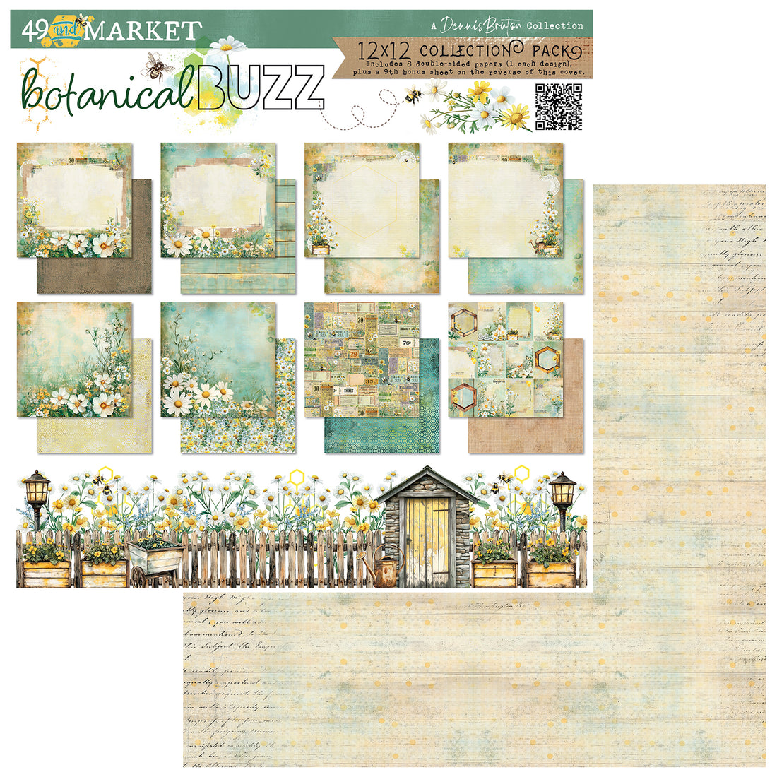 49 and Market BOTANICAL BUZZ 12X12 Collection Pack