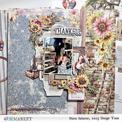 49 and Market WHISPERING WAY Chipboard Assortment 58pc