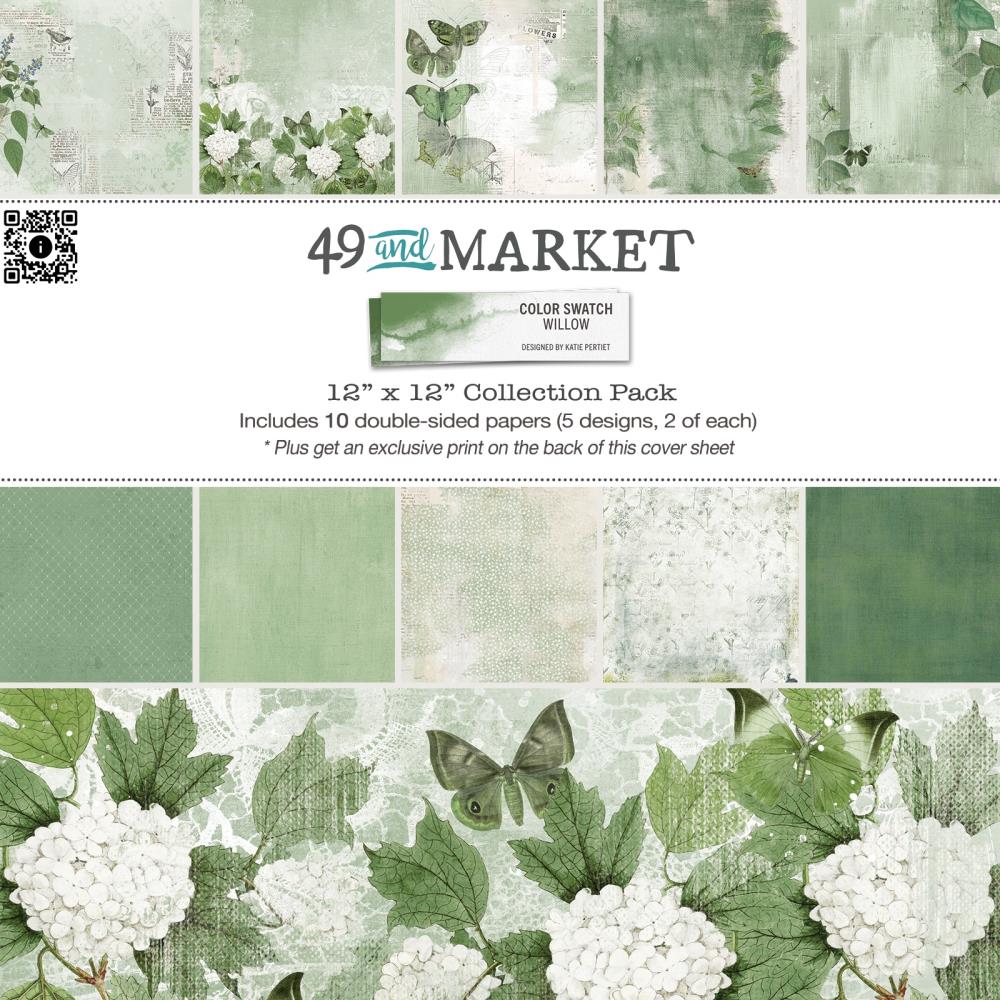 49 and Market Color Swatch WILLOW 12X12 Collection Pack