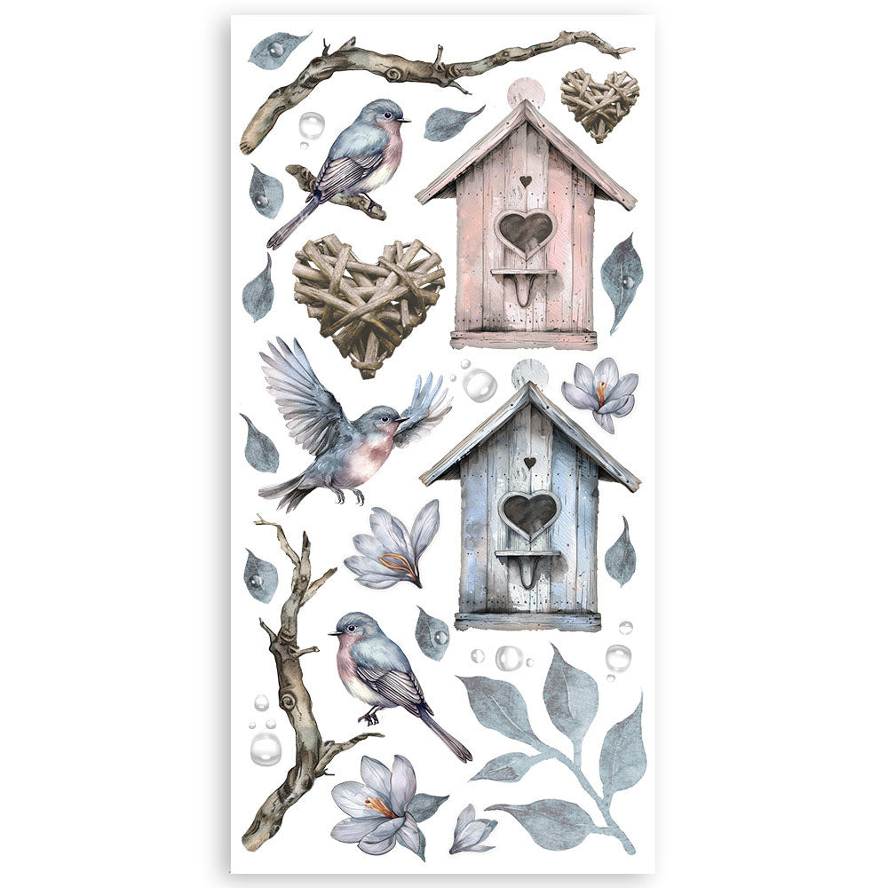 Stamperia DEWDROPS 6”X12” Paper Cutouts