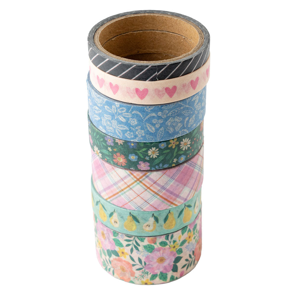 Bea Valint POPPY &amp; PEAR Washi Tape 7 Rolls