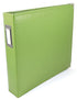 We R Classic Leather Album KIWI 12"X12" D Ring Memory Scrapbook
