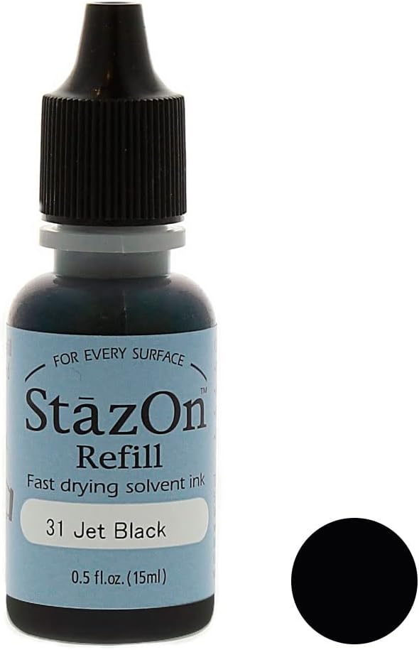 Tsukineko StazOn SOLVENT-BASED INK Refill