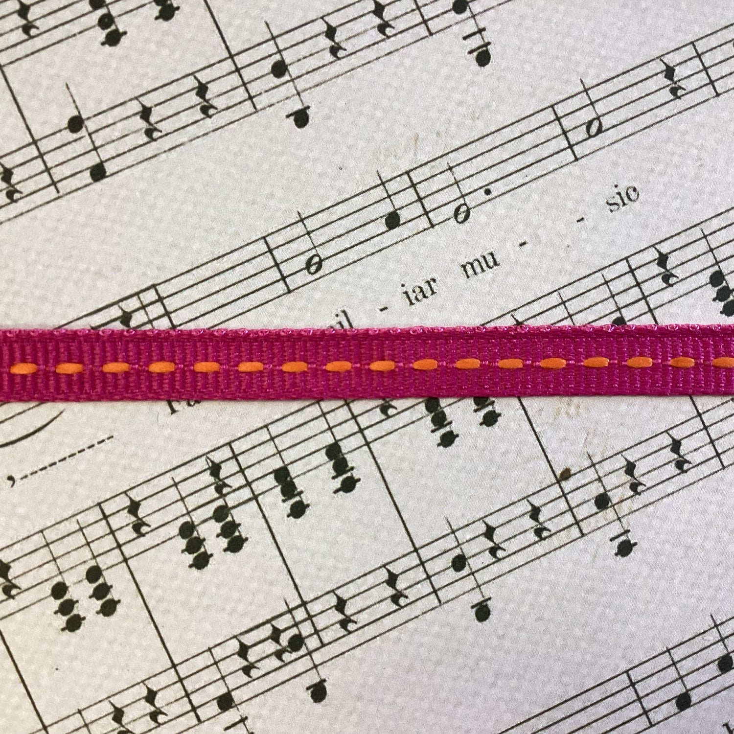 Creative Impressions 1/4&quot; STITCH RIBBON Grosgrain 1 yard yd