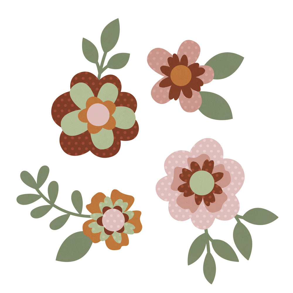 Simple Stories Color Vibe BOHO Flower Bits 143pc