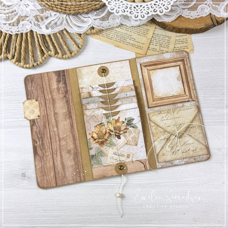 Stamperia Romantic GOLDEN HARMONY 12&quot;X12&quot; Scrapbook Paper Pad