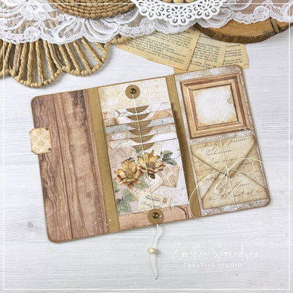 Stamperia Romantic GOLDEN HARMONY 12&quot;X12&quot; Scrapbook Paper Pad