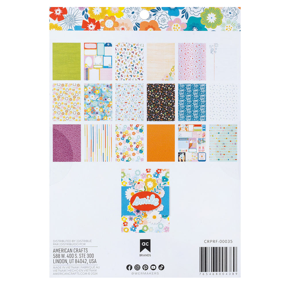 Shimelle LIVE THE DREAM 6”X8” Paper Pad