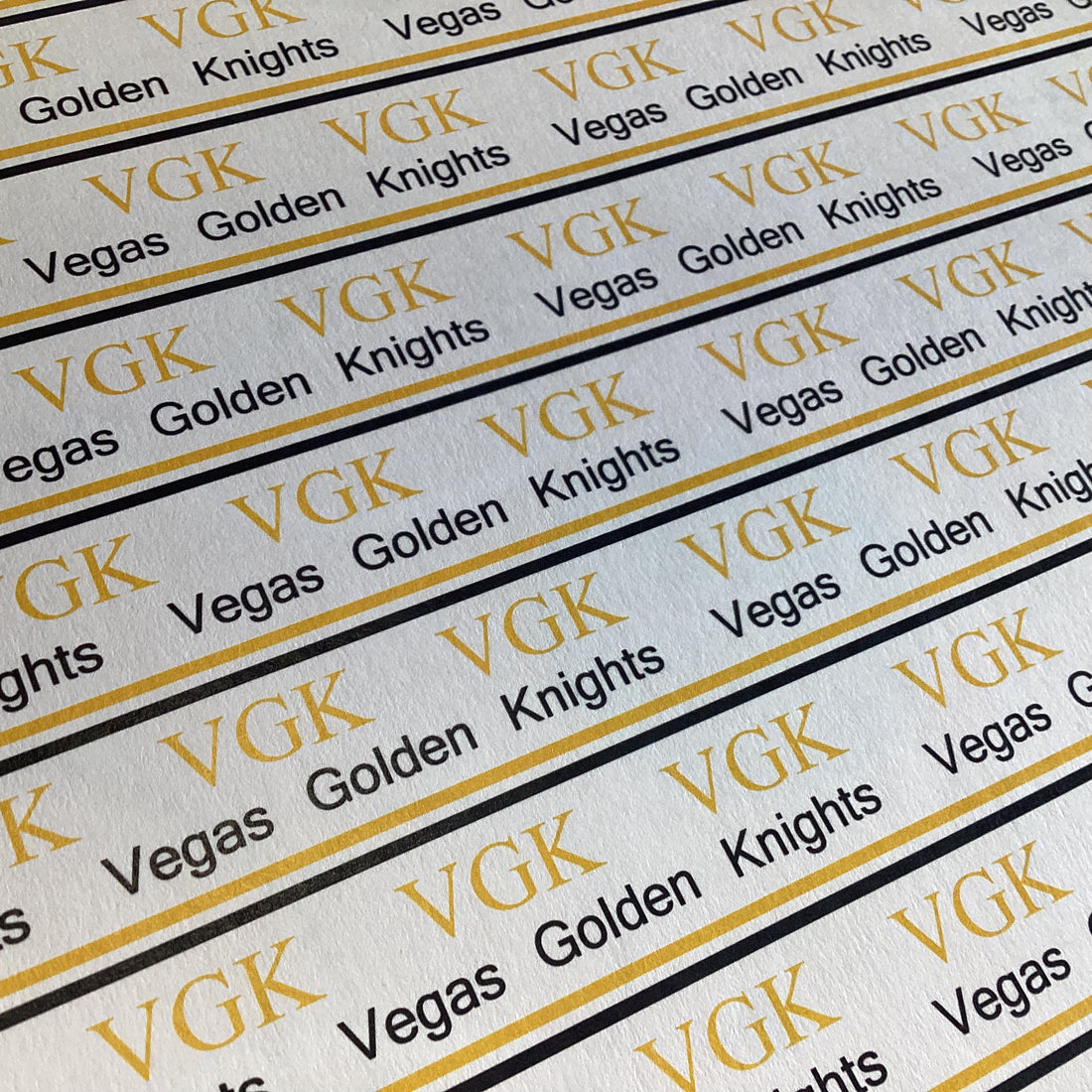 DS Initial Pride VGK VEGAS GOLDEN KNIGHTS 12&quot;X12&quot; Scrapbook Paper @Scrapbooksrus