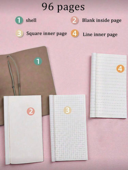 Scrapbooksrus EUROPEAN LACE Leather Traveler Journal