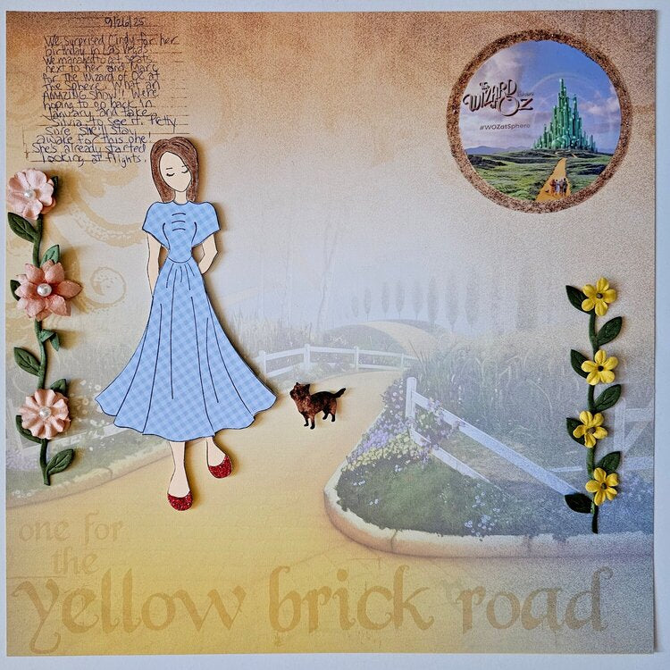 Paper House The Wizard Of Oz ENJOY THE JOURNEY 12"X12" Scrapbook Paper Pack
