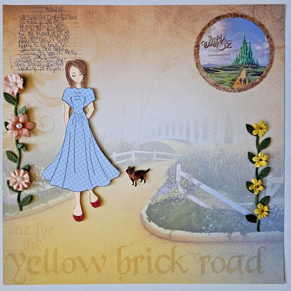 Paper House The Wizard Of Oz ENJOY THE JOURNEY 12"X12" Scrapbook Paper Pack