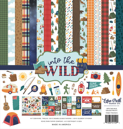 A collection of scrapbooking papers from Echo Park&